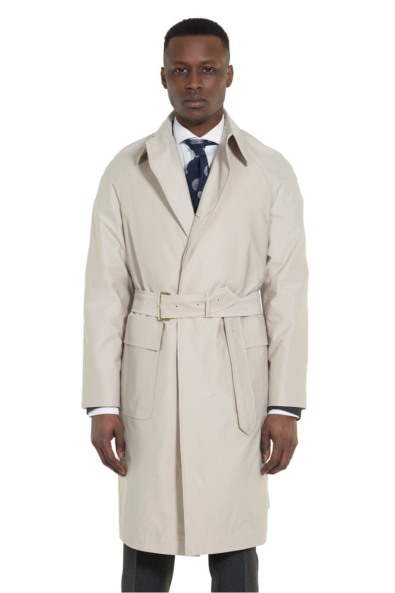 Cohérence Sand SID Twill Jersey Coat