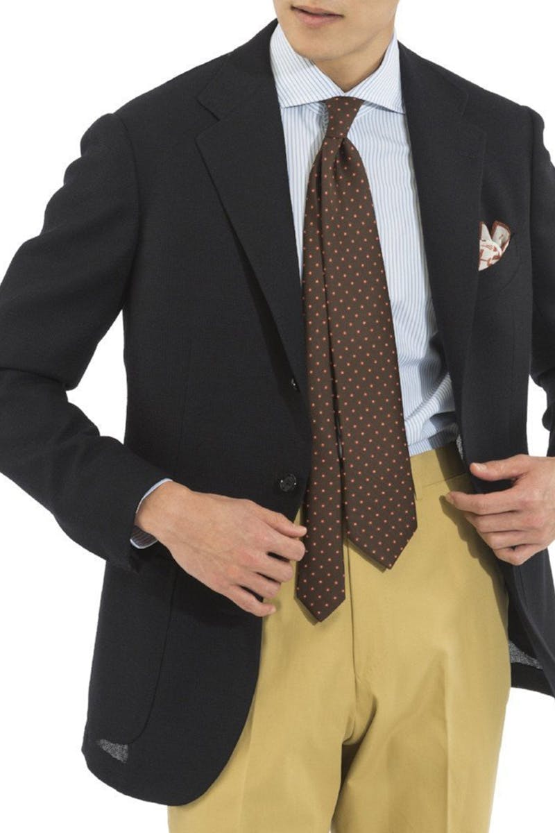 The Armoury by Ring Jacket Model 3 Dark Navy Wool Balloon Sport Coat