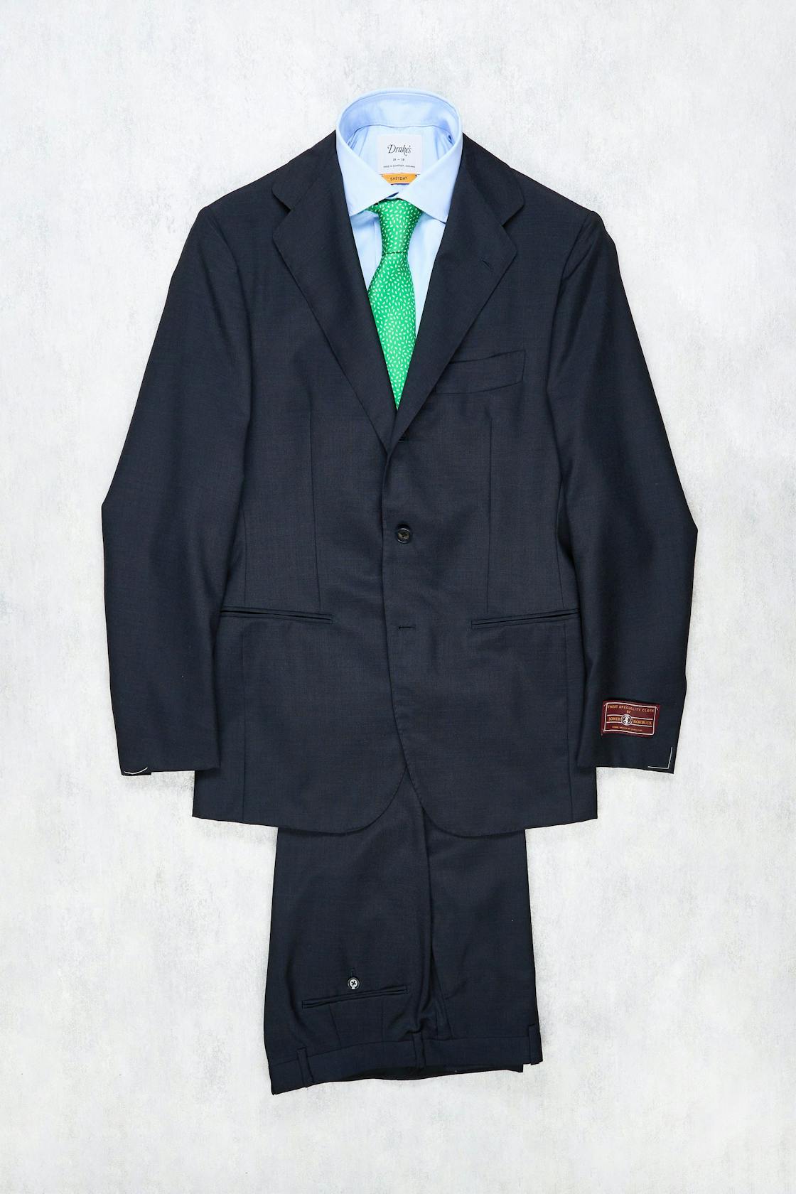 The Armoury by Ring Jacket Model 1 Dark Navy Mohair/Silk Suit