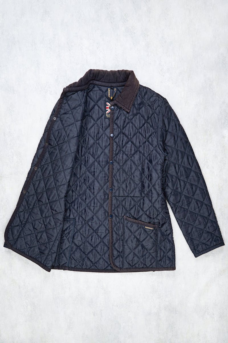 Lavenham Navy Quilted Jacket