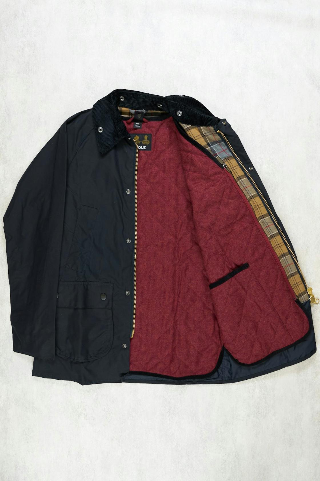 Barbour Navy SL Bedale Jacket with Liner