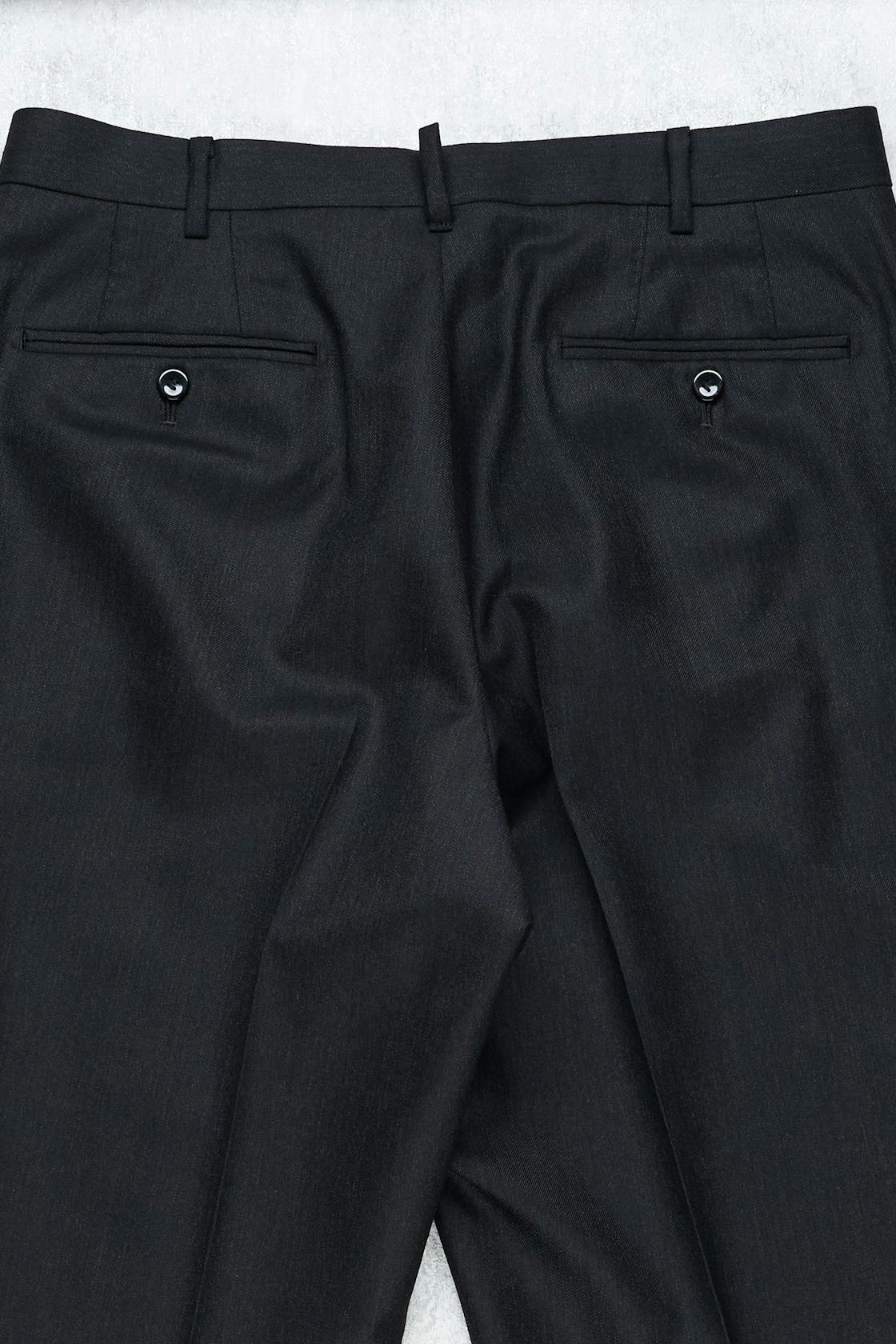 Ring Jacket AMP01 Dark Grey Wool Trousers
