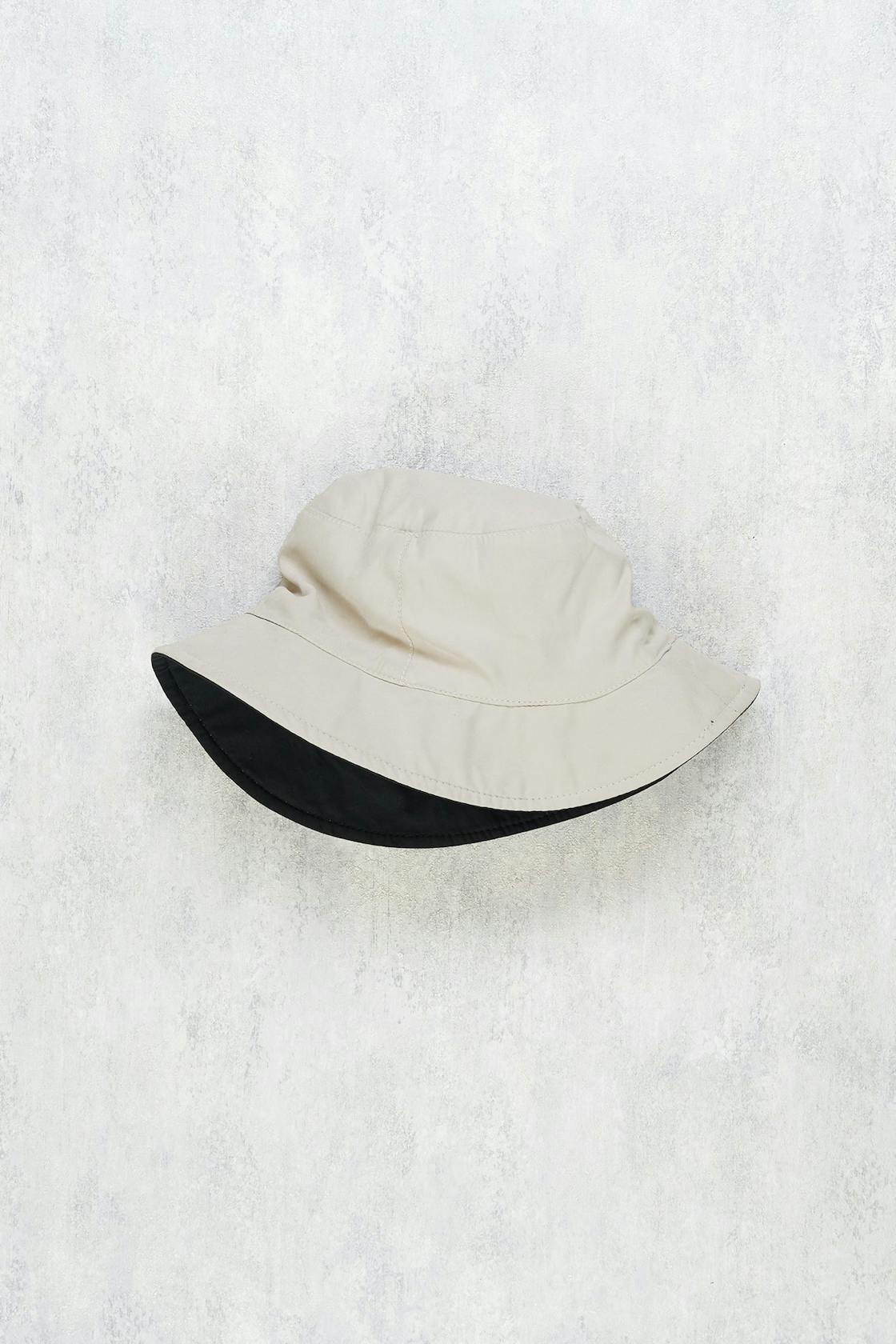 Lock & Co. Navy/Beige Reversible Water-Repellent Bucket Hat