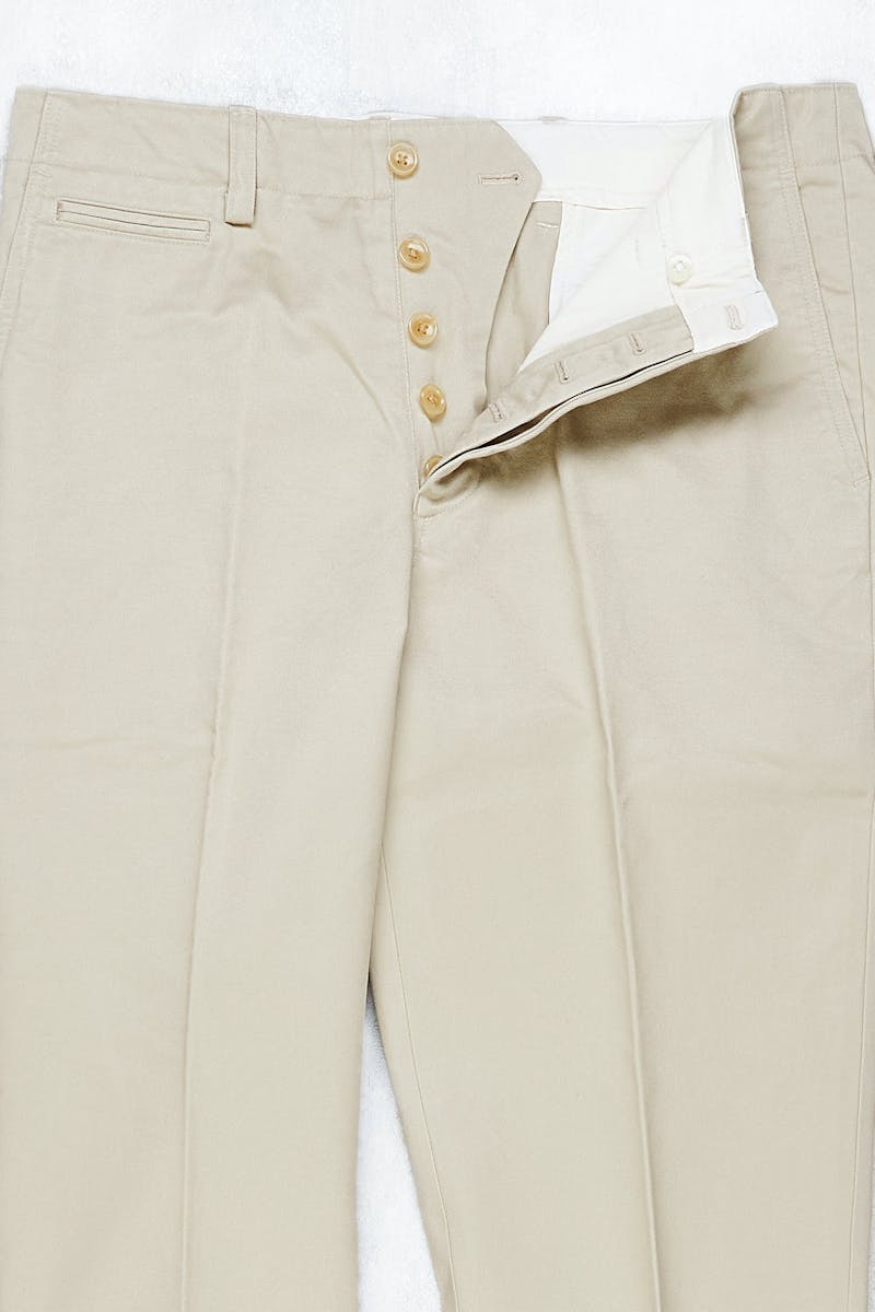 The Armoury by Ring Jacket Model A Stone Cotton Sport Chinos