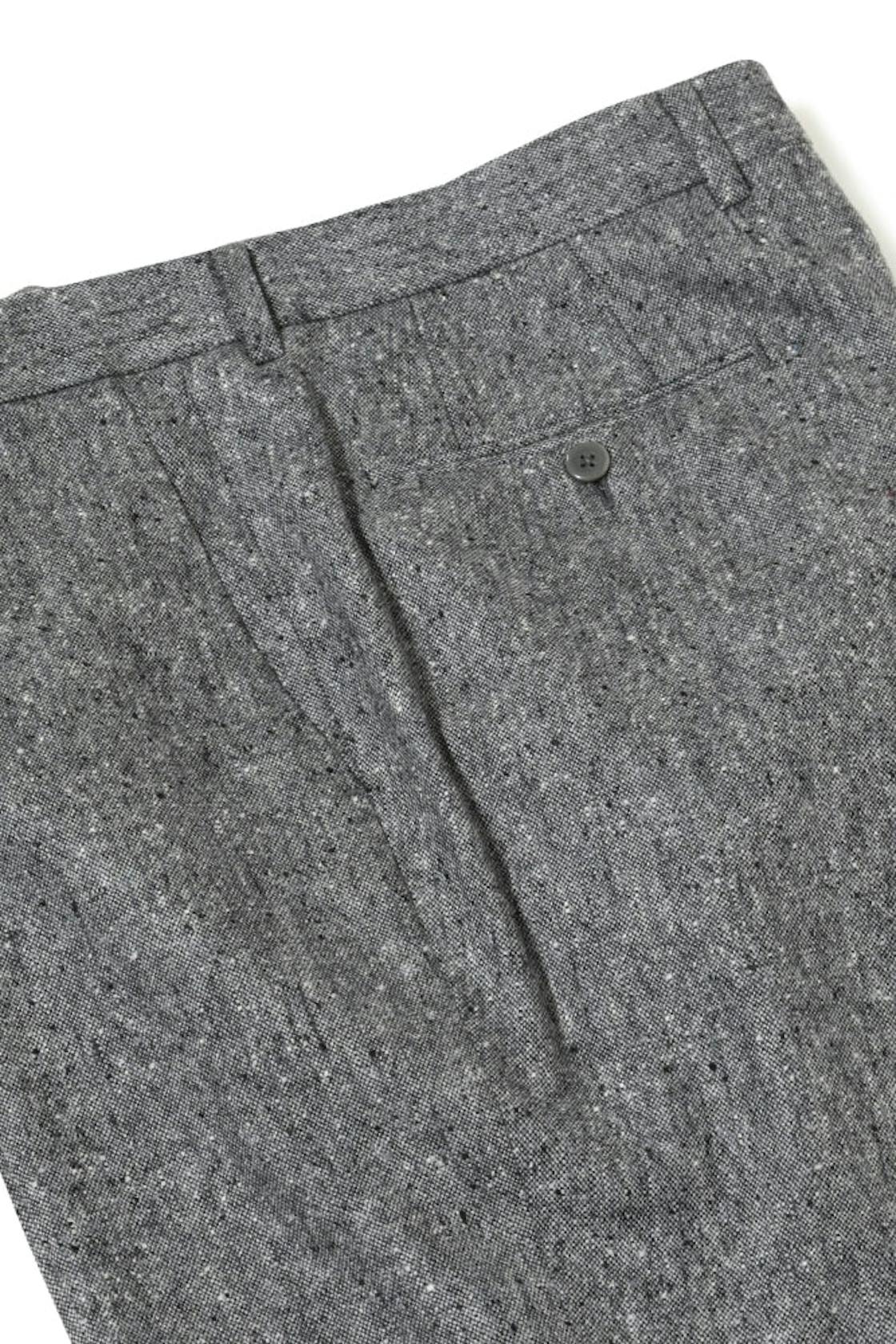 The Armoury Model A Grey Wool Di Pray Donegal Trousers