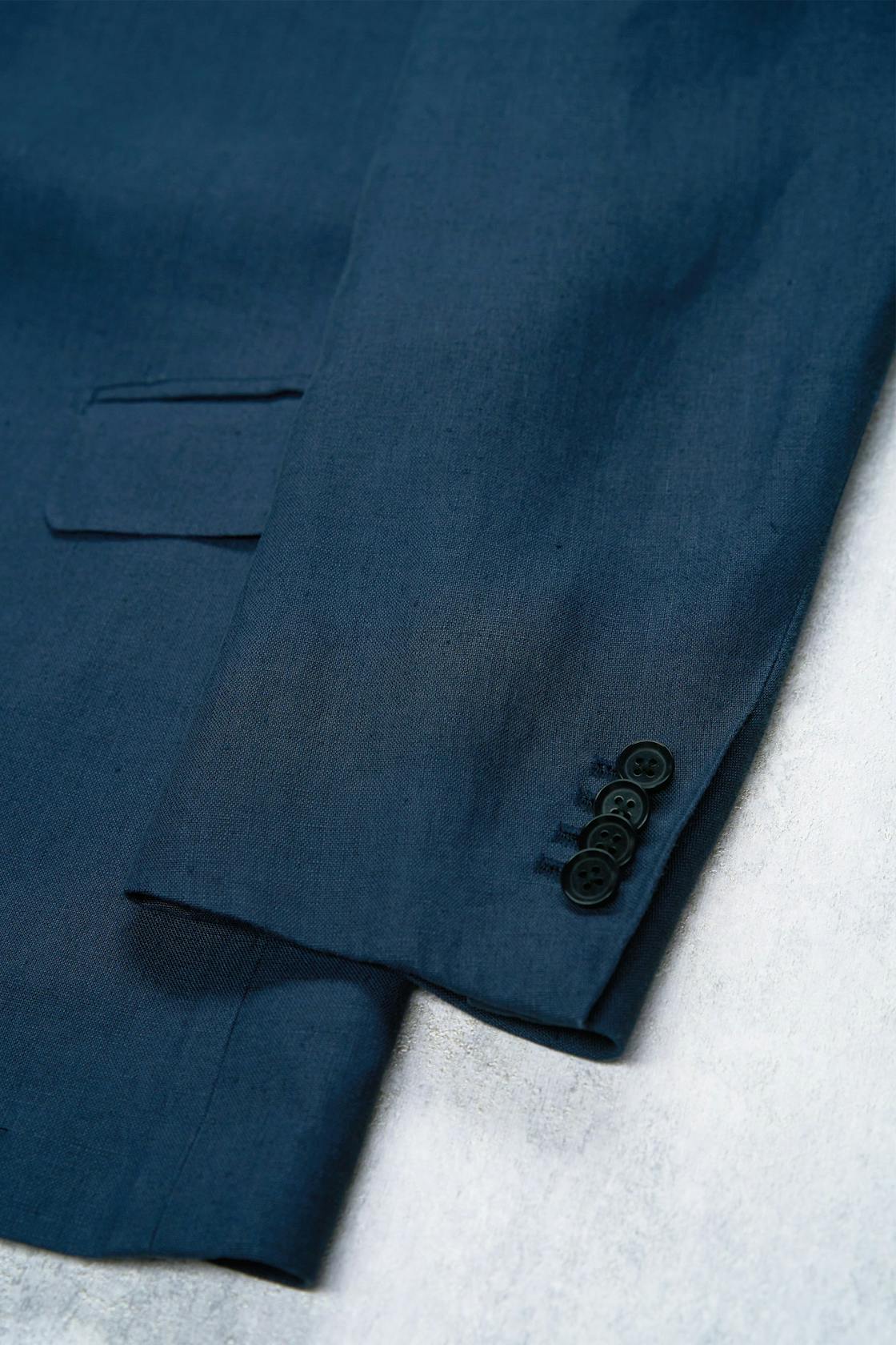 The Armoury by Ring Jacket Model 3 Blue Linen Suit