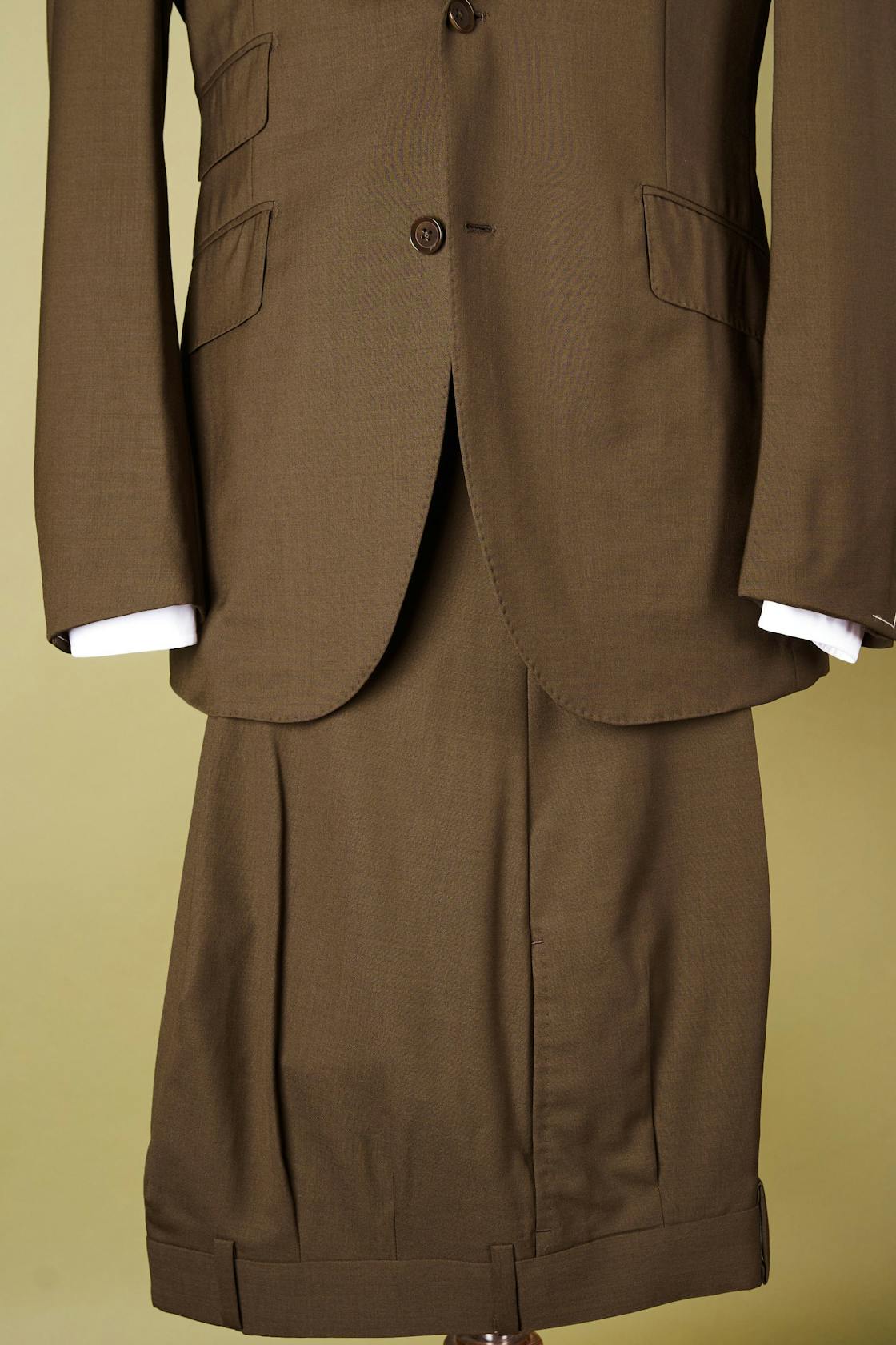 Ring Jacket 281 Brown High Twist Wool Suit