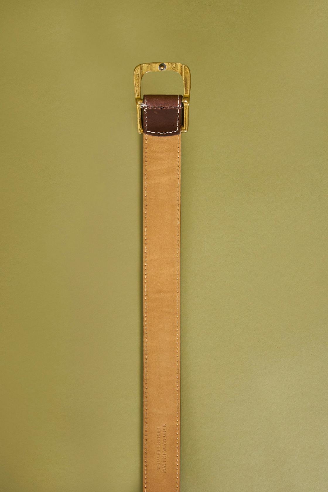 Simonnot Godard 58081 Brown Leather Belt