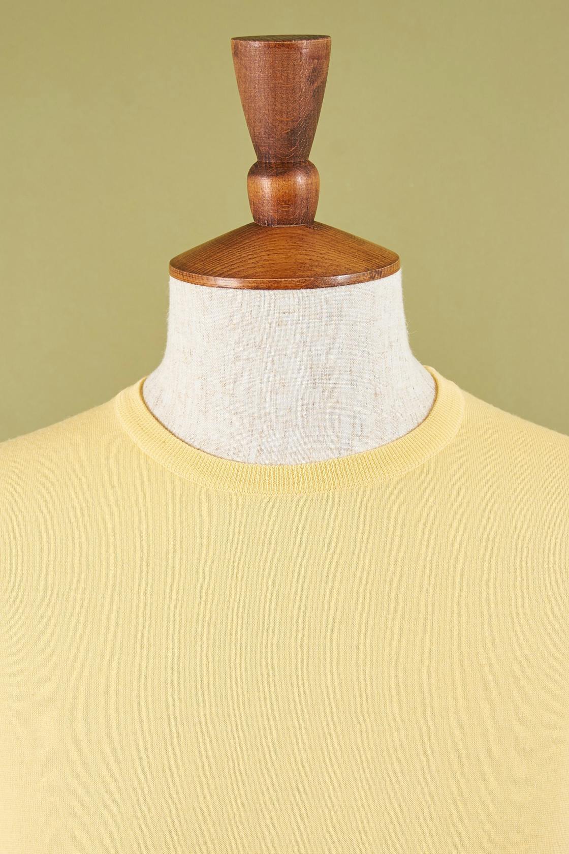 The Armoury Yellow Merino Wool Crewneck Sweater