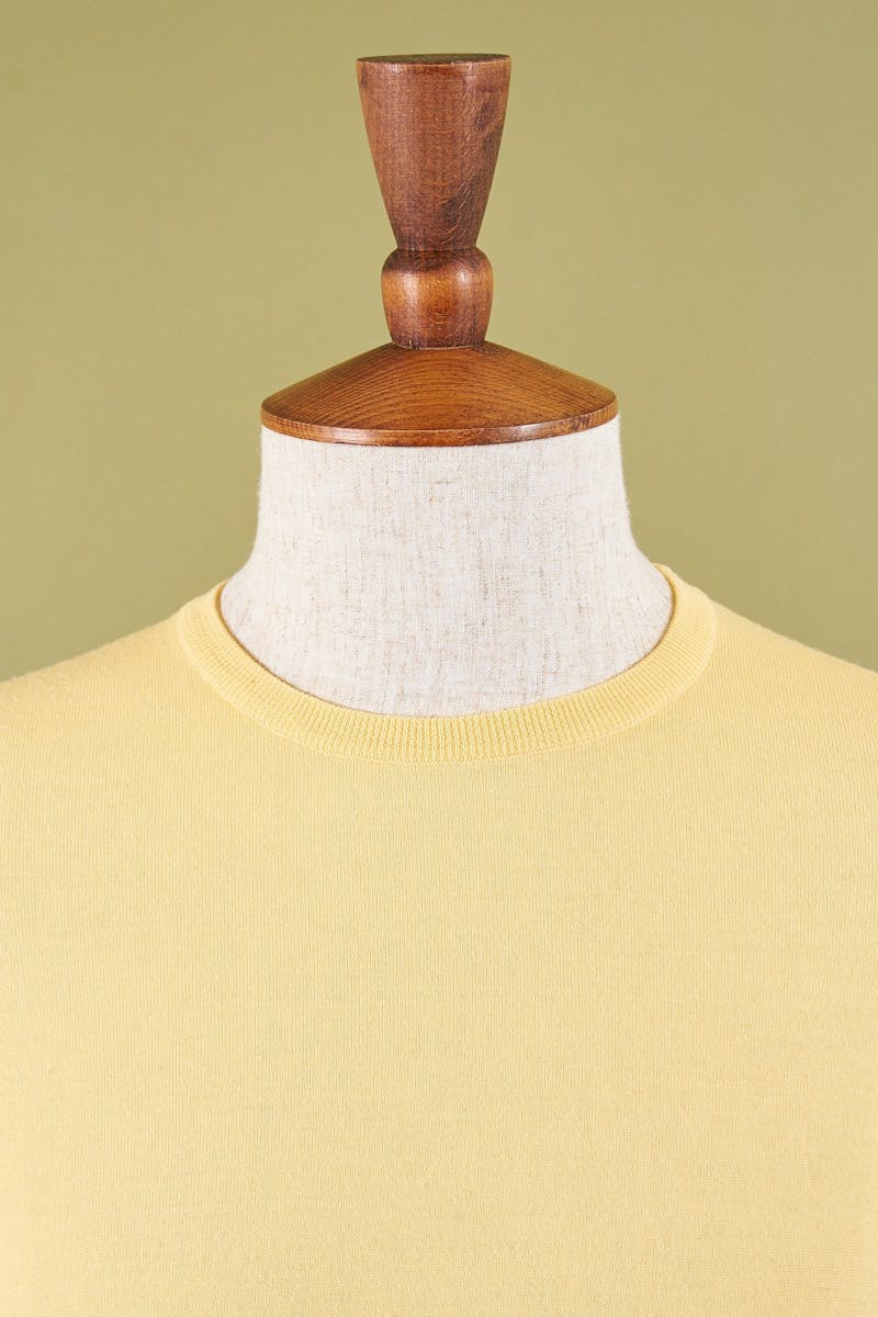 The Armoury Yellow Merino Wool Crewneck Sweater