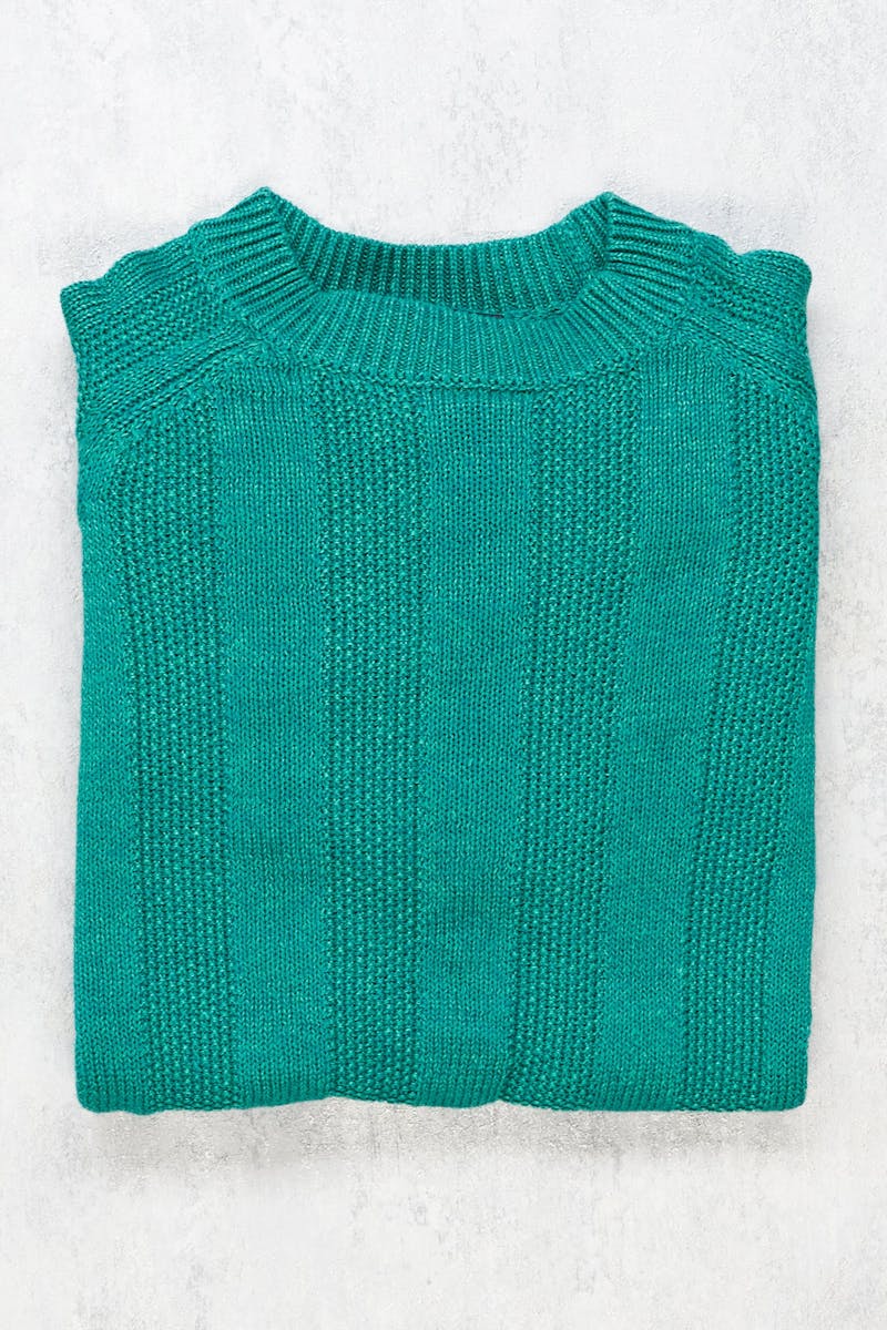 Drake's Green Linen/Wool Sweater