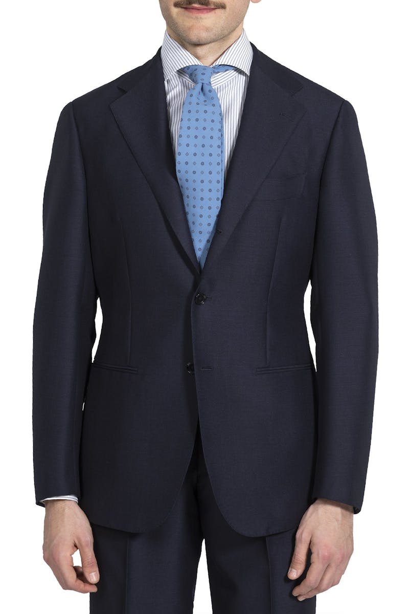The Armoury by Ring Jacket Model 1B Navy Wool/Mohair Suit