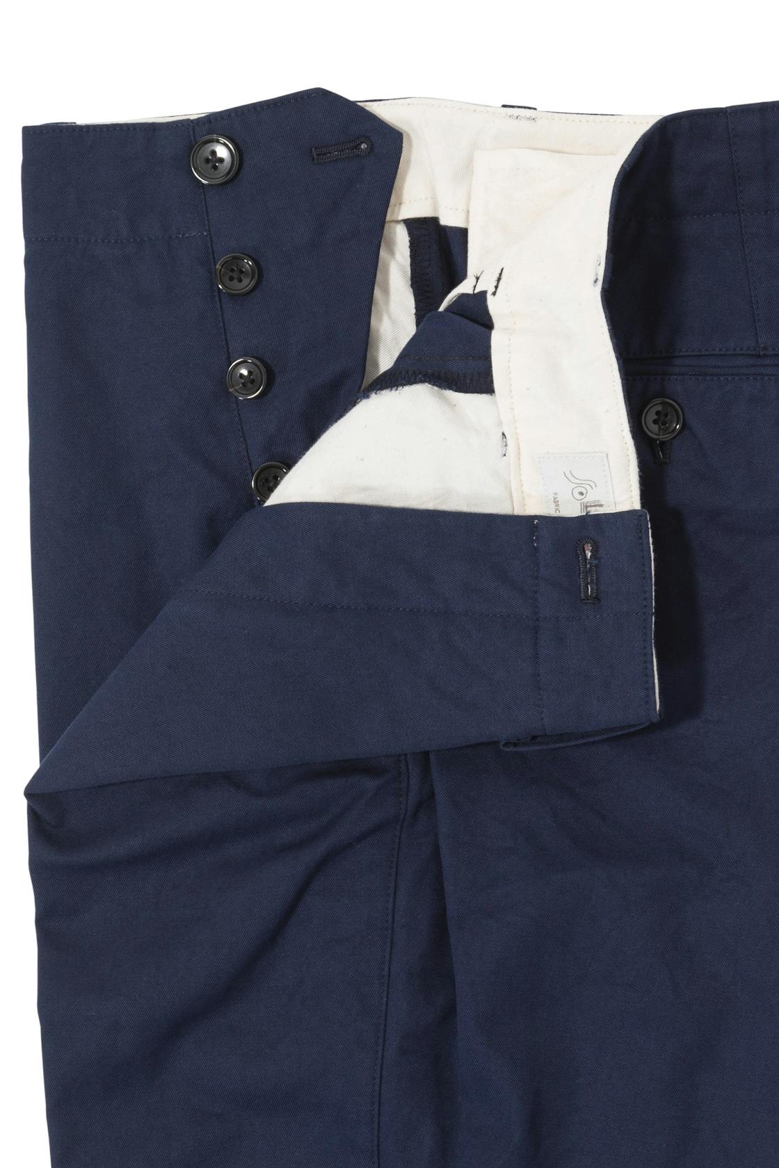The Armoury by Ring Jacket Model A Dark Blue Cotton Sport Chinos