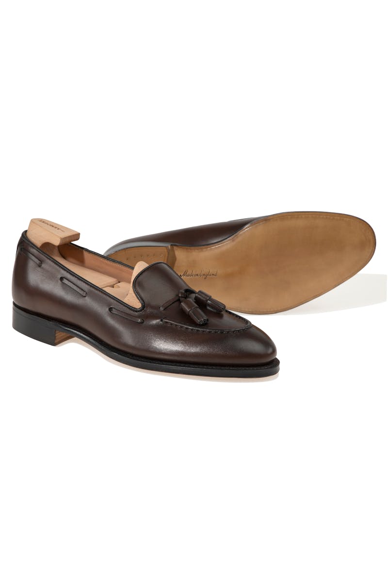 The Armoury Hudson Espresso Calf Tassel Loafers *factory seconds*
