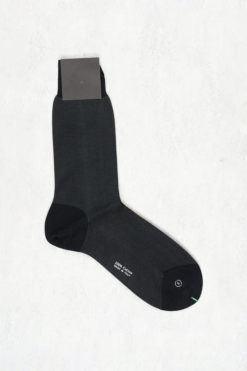 Sorley Black/Grey Tipped Short Socks