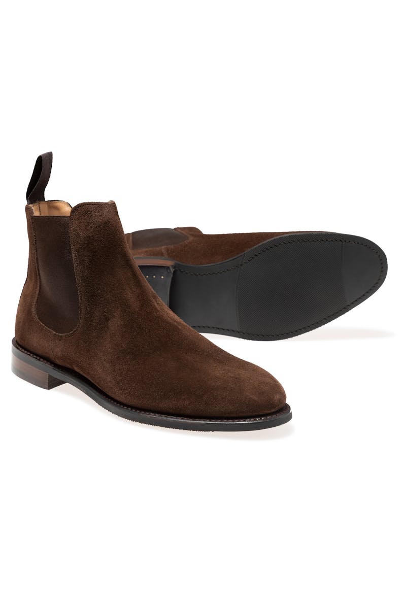 The Armoury Ryoma Chocolate Suede Chelsea Boots *factory seconds*
