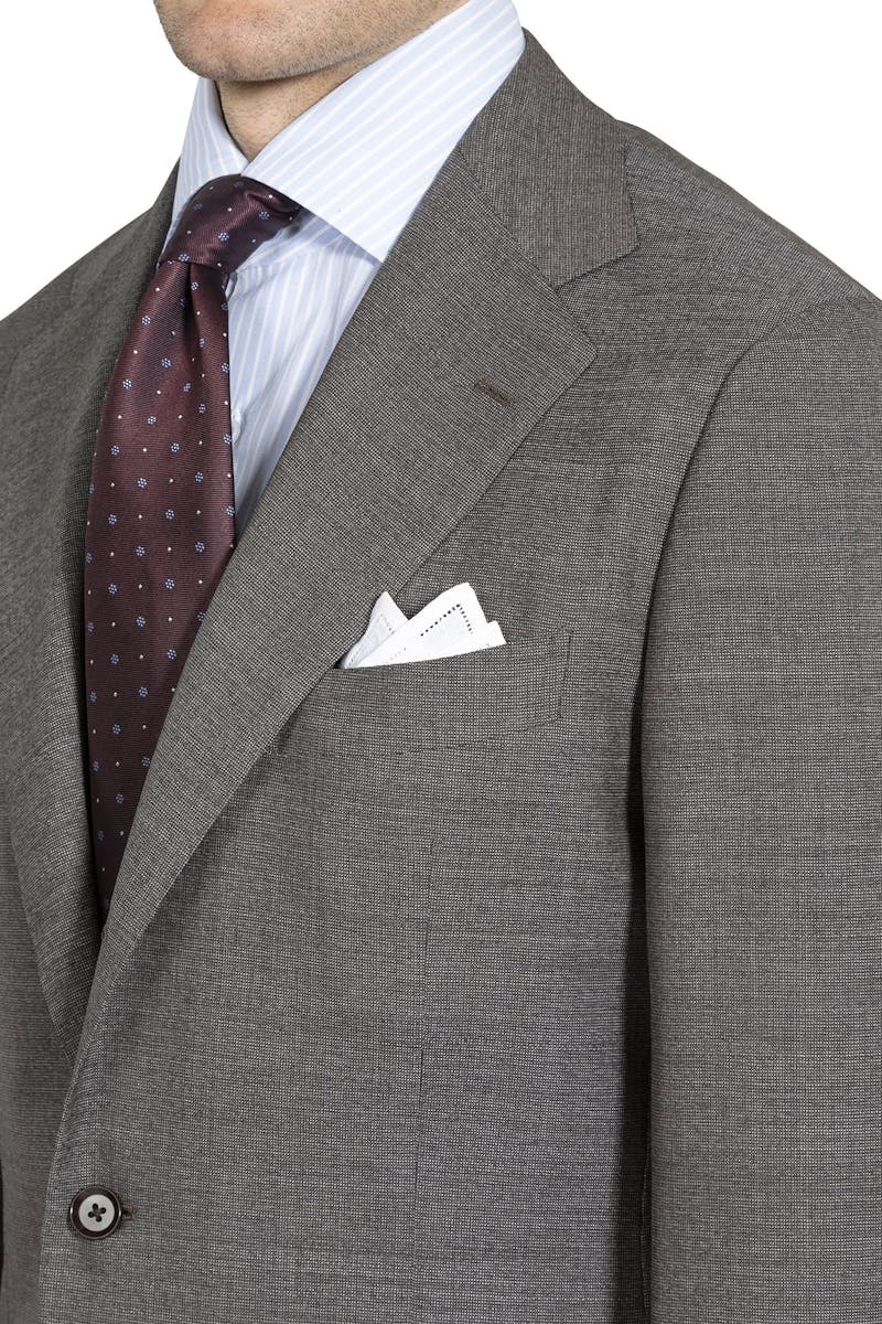 The Armoury by Ring Jacket Model 3A Taupe Wool Suit